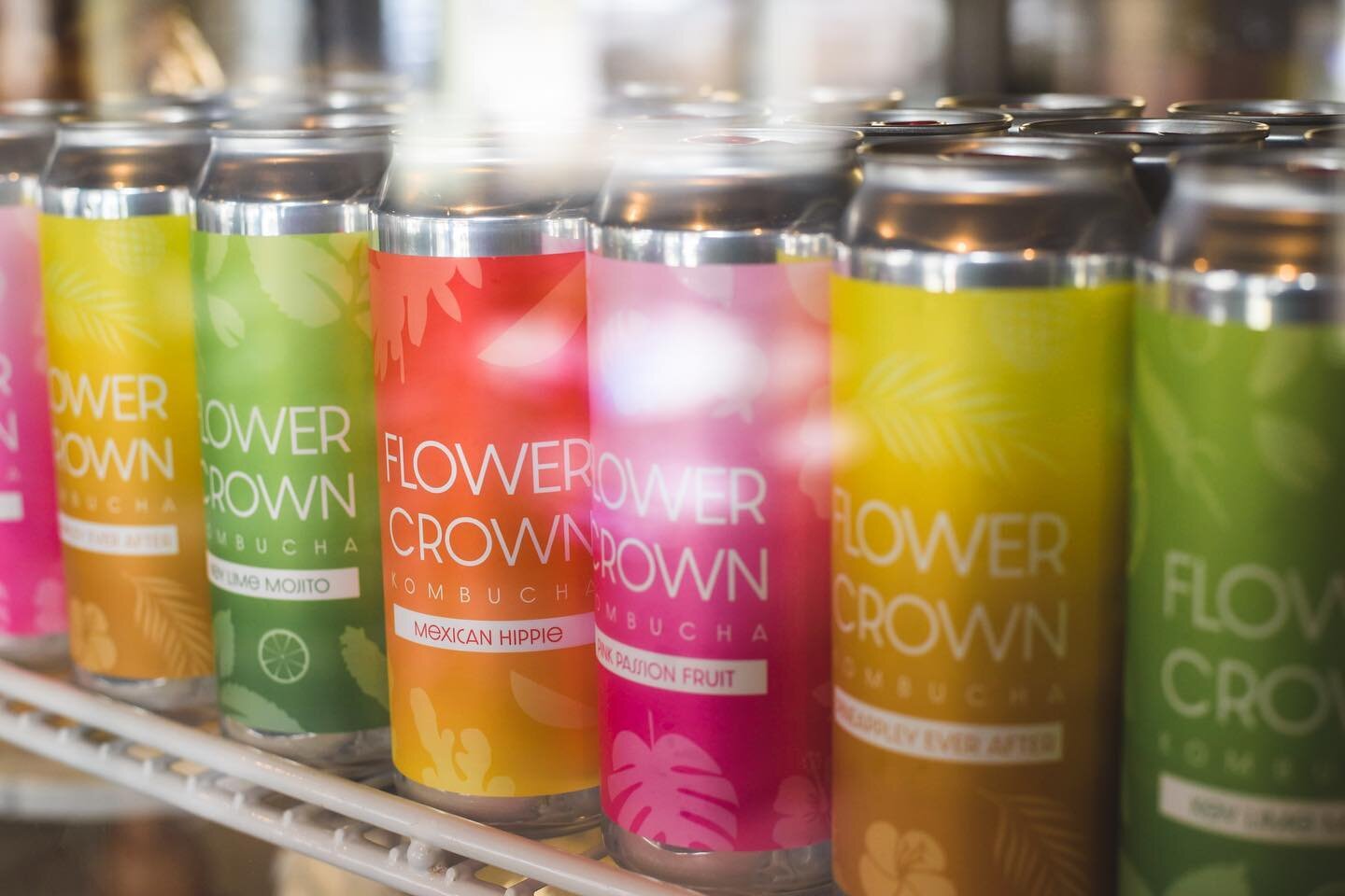 Hey Title Town, USA!! 👋🏼 
Check our our stock of @flowercrownkombucha! We have Key Lime Mojito on draft and all these guys in cans! 
And as always, @tombrady you get free coffee from us forever. K love you bye!